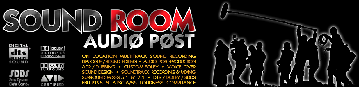 SOUND ROOM Audio Post - Surround Mixing Studio